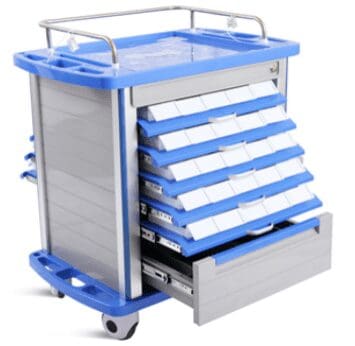 PHARMACY TROLLEY - double sided